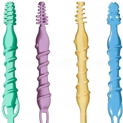 4 Spin-Safe Reusable and Flexible Ear Cleaner Kit
