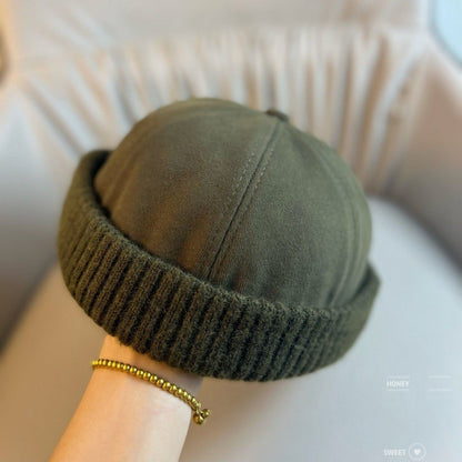 2026 Autumn-Winter Unisex Korean-Style Brimless Sailor Headwear - Yuppie Design Streetwear Hat