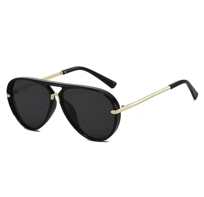 Retro Aviator Sunglasses for Women,Oversized Sun Glasses 2026 Show Style