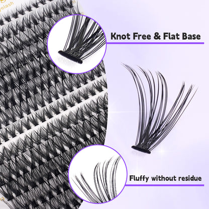 Lash Comfortable Eyelash Extension Set T30-40MIX Individual with Bond and Seal Waterproof Remover