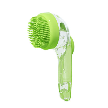 Pack Dog Bath Brush 2 in 1 Cat Shampoo Brush with Soap Dispenser