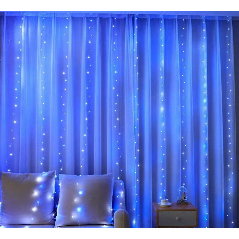 300 LED Curtain Lights, 9.8x9.8 Ft USB Powered with Remote Control