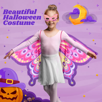 Children's Butterfly Wing Cape — Halloween Stage Performance Costume