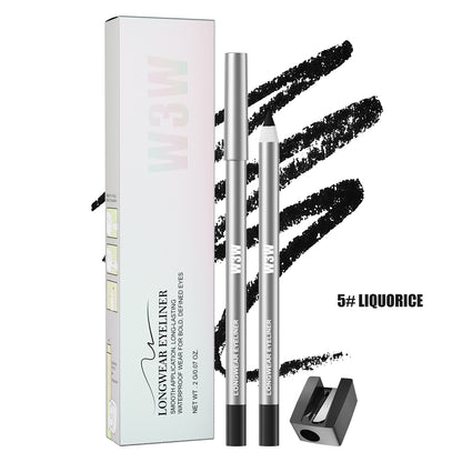 2Pcs Waterproof Gel Eyeliner Stick - Flawless, Ultra-Smooth Creamy Glide