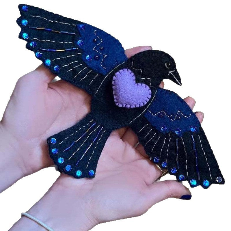 Raven’s Keepsake – Guardian of Stitches with Sewing Accessories