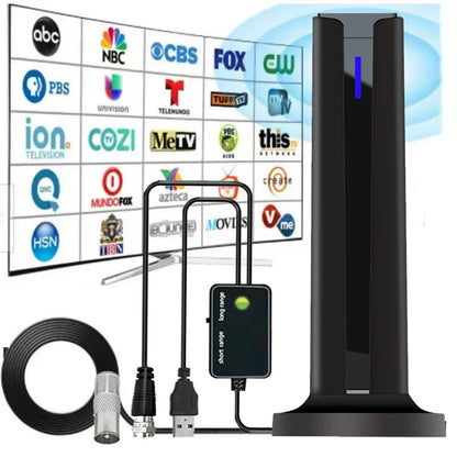 Digital TV Antenna for Smart TV Indoor with 360° Long Range Reception