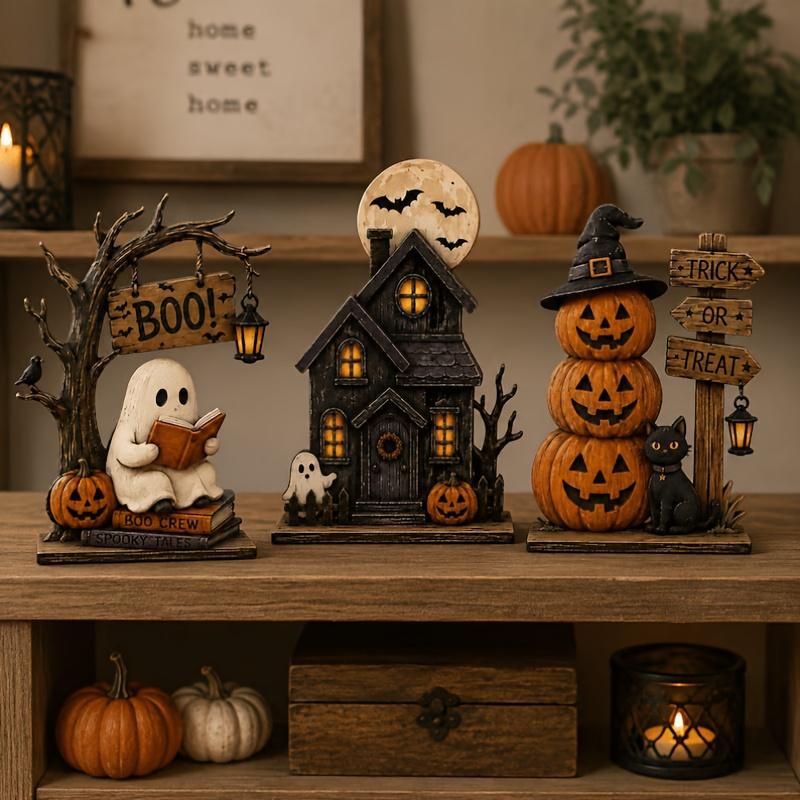 Halloween Tabletop Decor Set Display