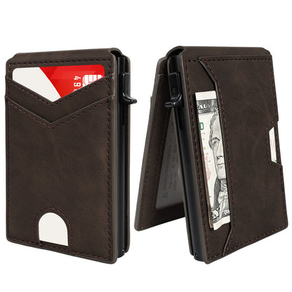 Slim Wallet Minimalist RFID Blocking Front Pocket Credit Card Holder
