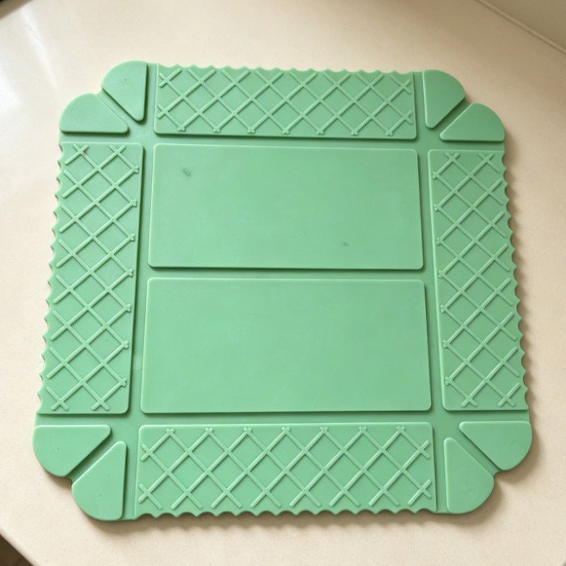 2-in-1 Magnetic Silicone Mat & Foldable Serving Tray, Non-Slip Heat Resistant Waterproof Food Grade