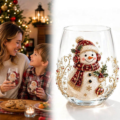 Magical Christmas 3D Santa Glass Cup Collection