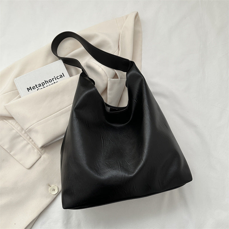 Stylish Women's Shoulder Bag – Minimalist, Spacious Underarm Tote