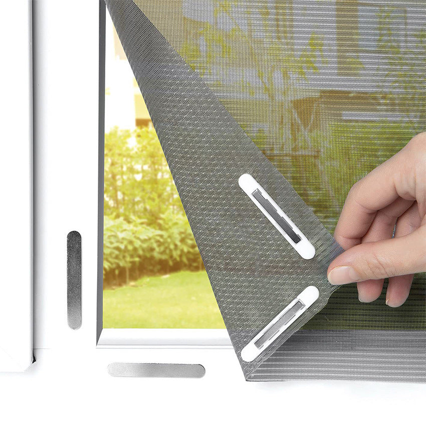 Magnetic Window Screen, No Drilling & Easy Installation, Cuttable Size