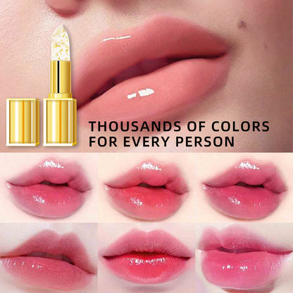 2Pcs Color Changing Lipstick, Moisturizing Glossy Shine Warm Change Color Change Lip Stick