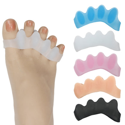 Silicone Toe Separators –Bunion Corrector & Hammertoe Straightener for Overlapping Toes