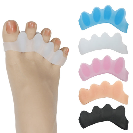 Silicone Toe Separators –Bunion Corrector & Hammertoe Straightener for Overlapping Toes