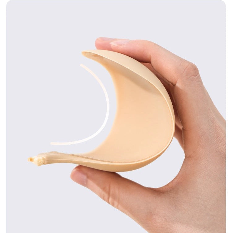 1 Pair Silicone Sticky Bra -Strapless with Nipple Cover & Storage Board