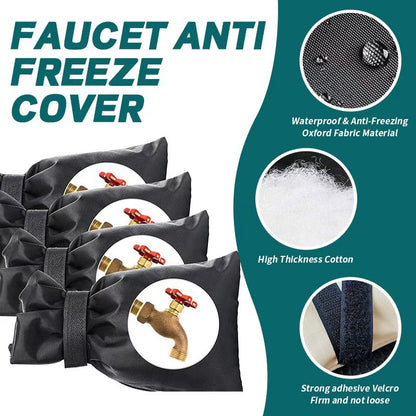 4-Pcs Square Household Items Winter Faucet Cover Set