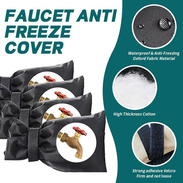4-Pcs Square Household Items Winter Faucet Cover Set