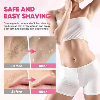 2-in-1 Bikini Trimmer & Shaver,Cordless Electric Razor for Women Wet/Dry Pubic Hair Trimmer