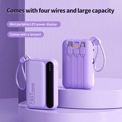 Built in 4 Cables Power Bank 4 In1 50000 nn Ah