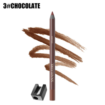 Waterproof Eyeliner Pencil,Smudge-proof Long Lasting Plum Eye Liner