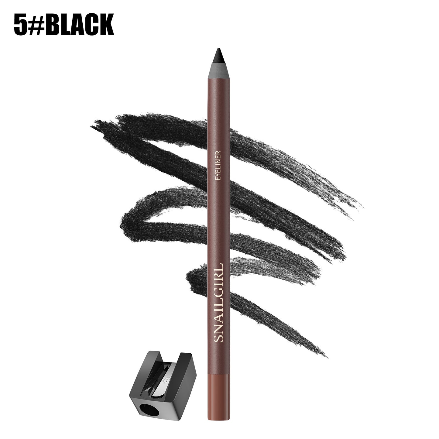 Waterproof Eyeliner Pencil,Smudge-proof Long Lasting Plum Eye Liner