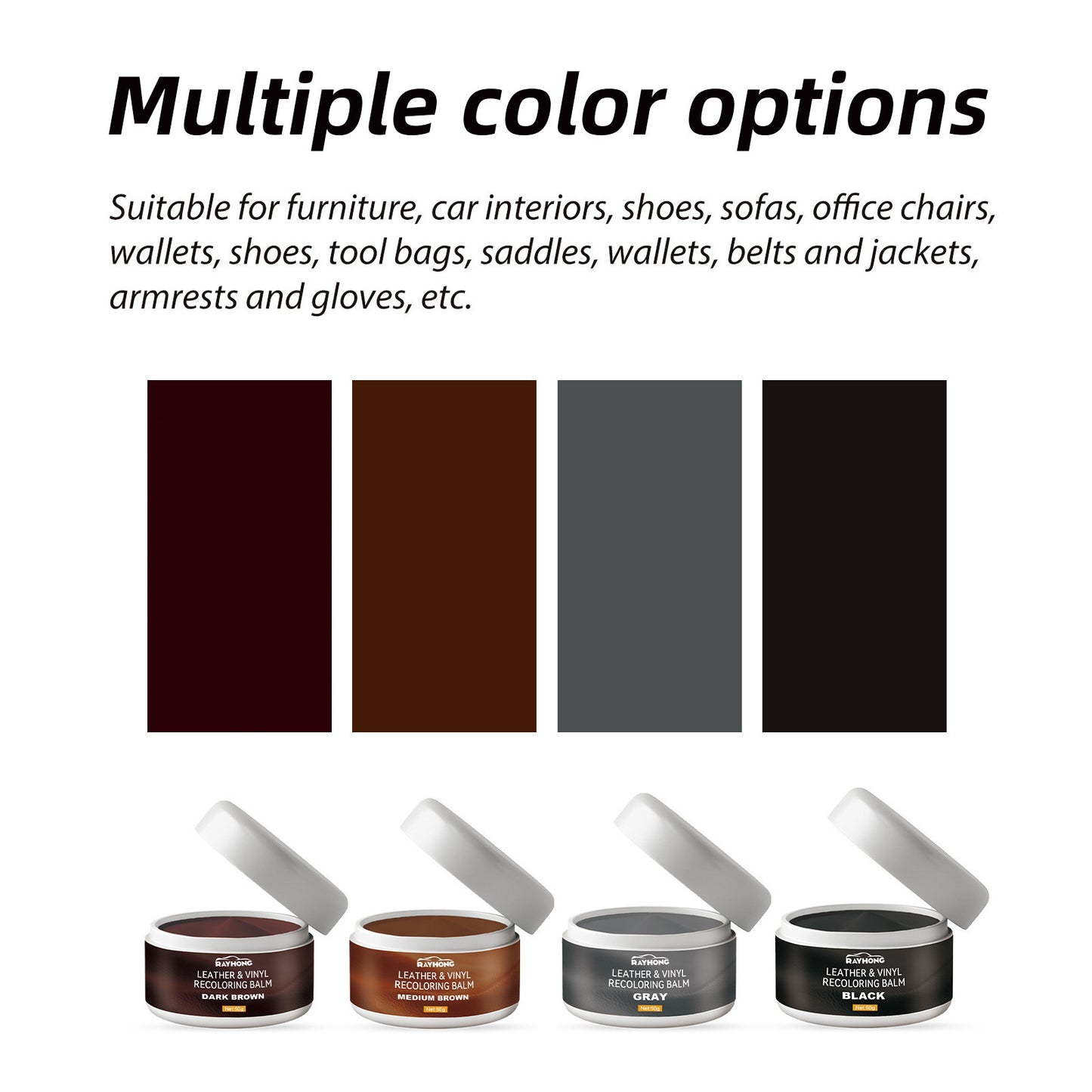 Furniture Leather Repair Kit – Repair and Revitalize Worn or Faded Leather