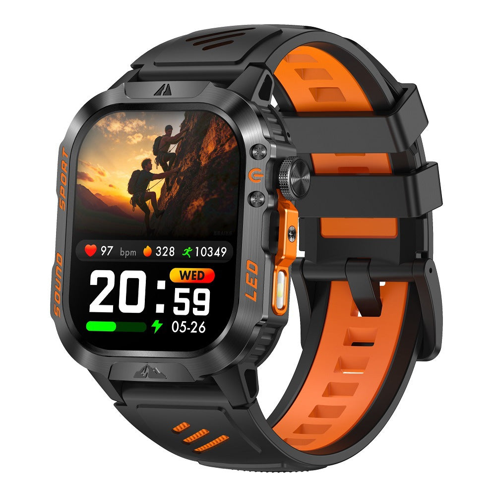 Multifunctional Wireless Smartwatch, Wearable Sporty Digital Watch