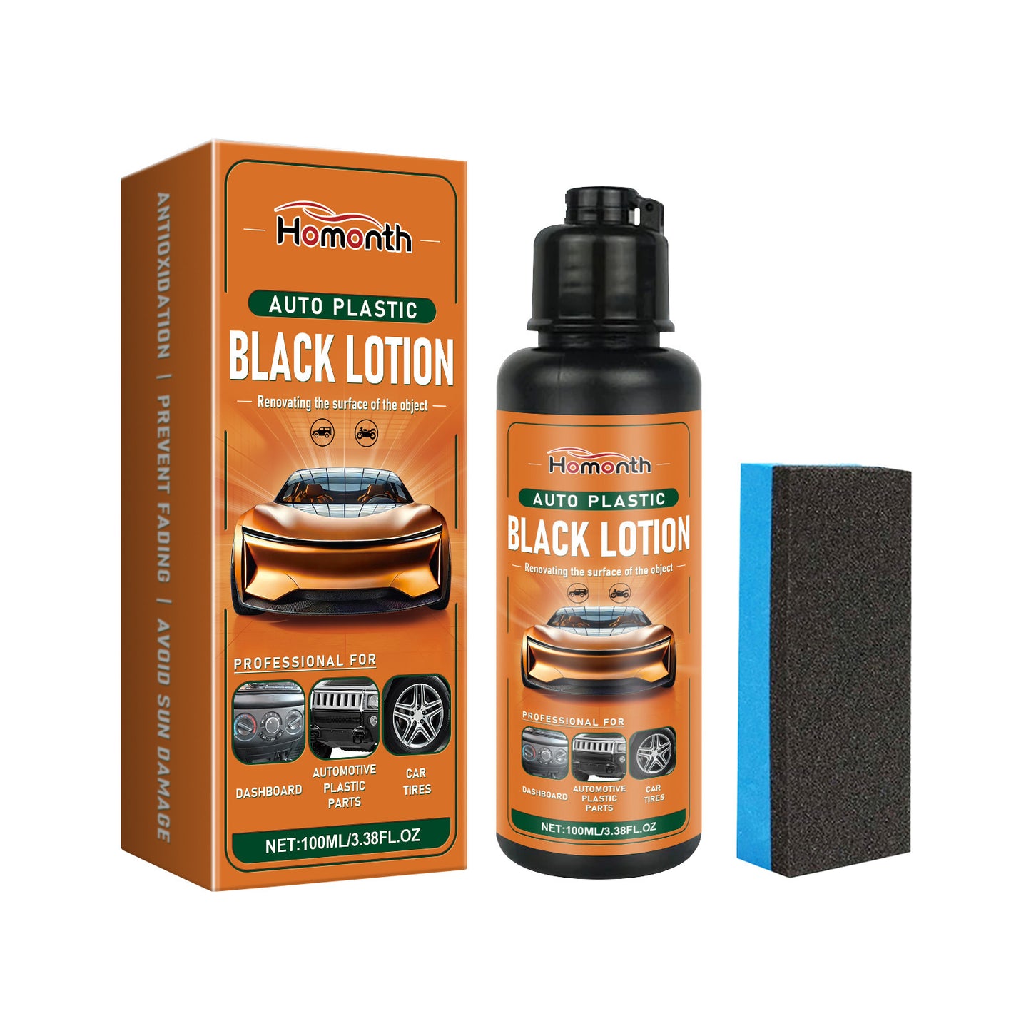 Automobile Beauty Restoration and Repair Blackening and Shining Care Plastic Refurbishing Agent 100ml