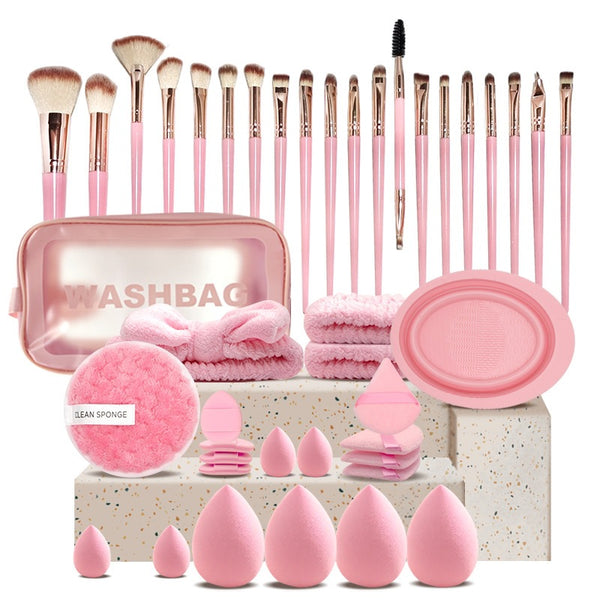 56Pcs Makeup Brushes Set Professional with Case Premium Synthetic