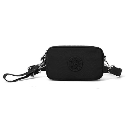 Small Casual Crossbody Bags Triple Zip Clutch Wallet Waterproof Lightweight