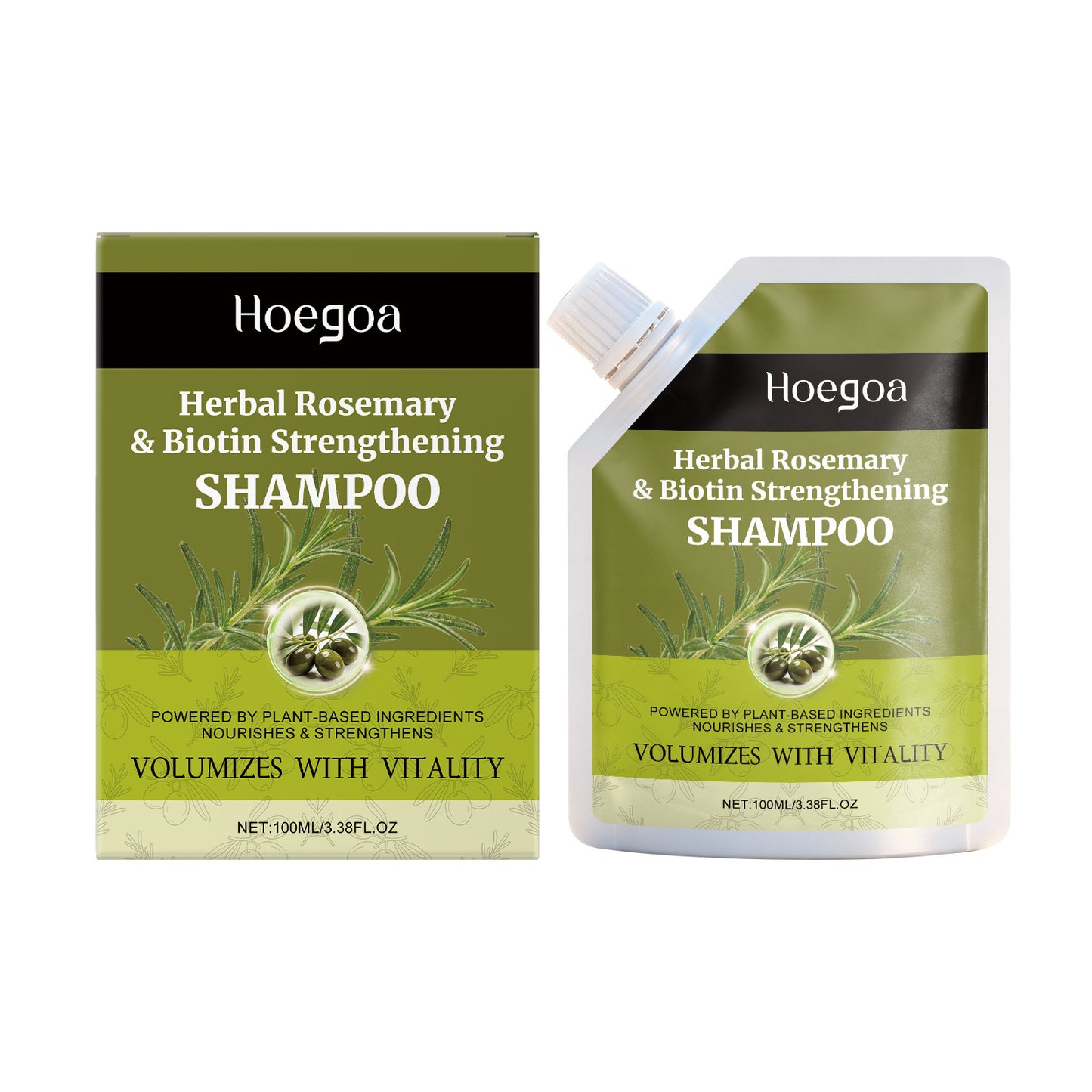 Rosemary Shampoo, Nourishing & Strengthening Formula, Helps Refresh Scalp