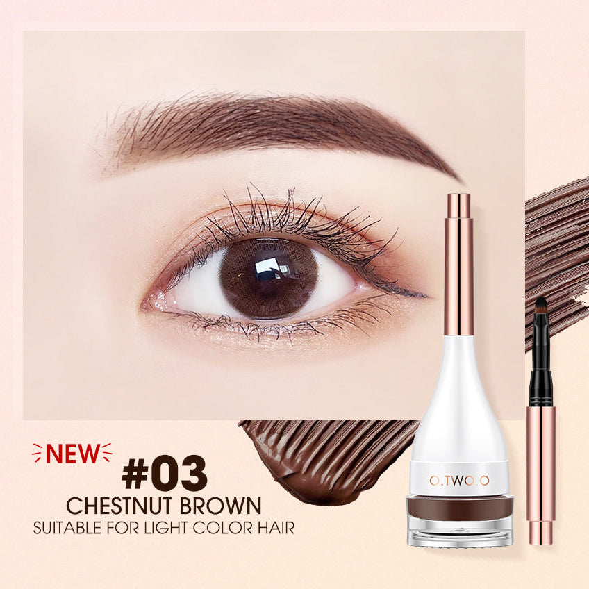 Cream Eyebrow Eye Brow Pomade Waterproof with Head Brush