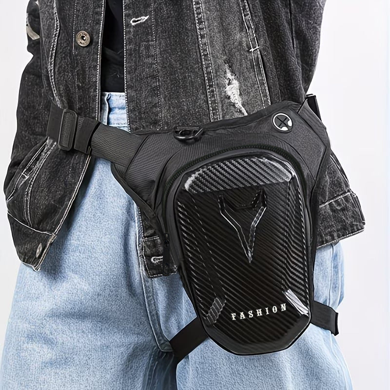 Motorcycle Leg Bag, Thigh Bag for Riding, Drop Leg Pouch with Removable Straps, Waterproof