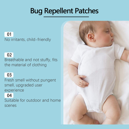 Mosquito Repellent Stickers (72 Pack) - Animal Patches for Kids, Natural DEET-Free, Essential Oil Infused