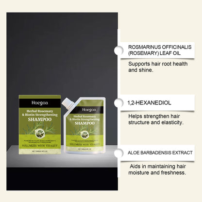 Rosemary Shampoo, Nourishing & Strengthening Formula, Helps Refresh Scalp