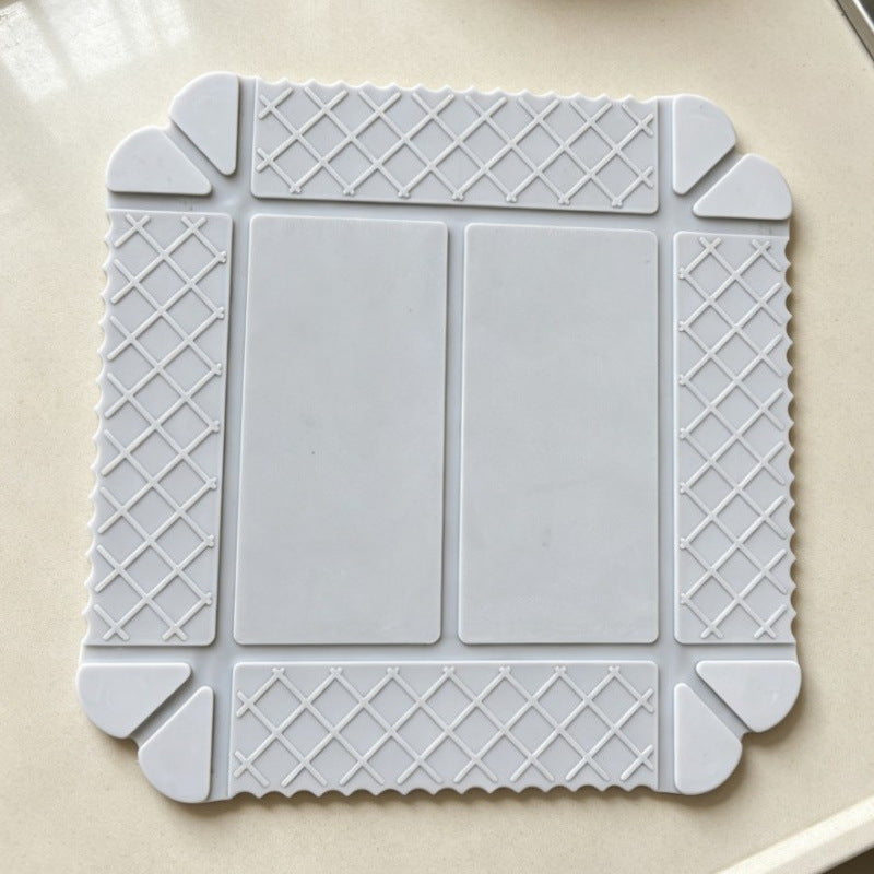 2-in-1 Magnetic Silicone Mat & Foldable Serving Tray, Non-Slip Heat Resistant Waterproof Food Grade