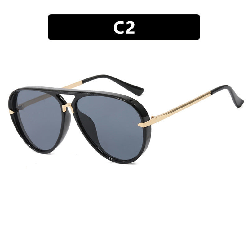 Retro Aviator Sunglasses for Women,Oversized Sun Glasses 2026 Show Style