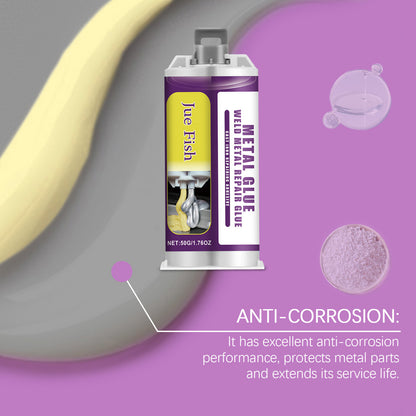 Metal Glue, Epoxy Welding adhesives, High Strength Bonds Metals to Metals, Repair Glue