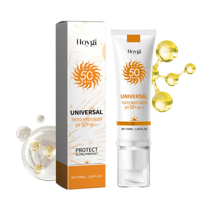 Universal Tinted Face Moisturizer Sunscreen, SPF 50 PA+++, Water Resistant And Non-Greasy