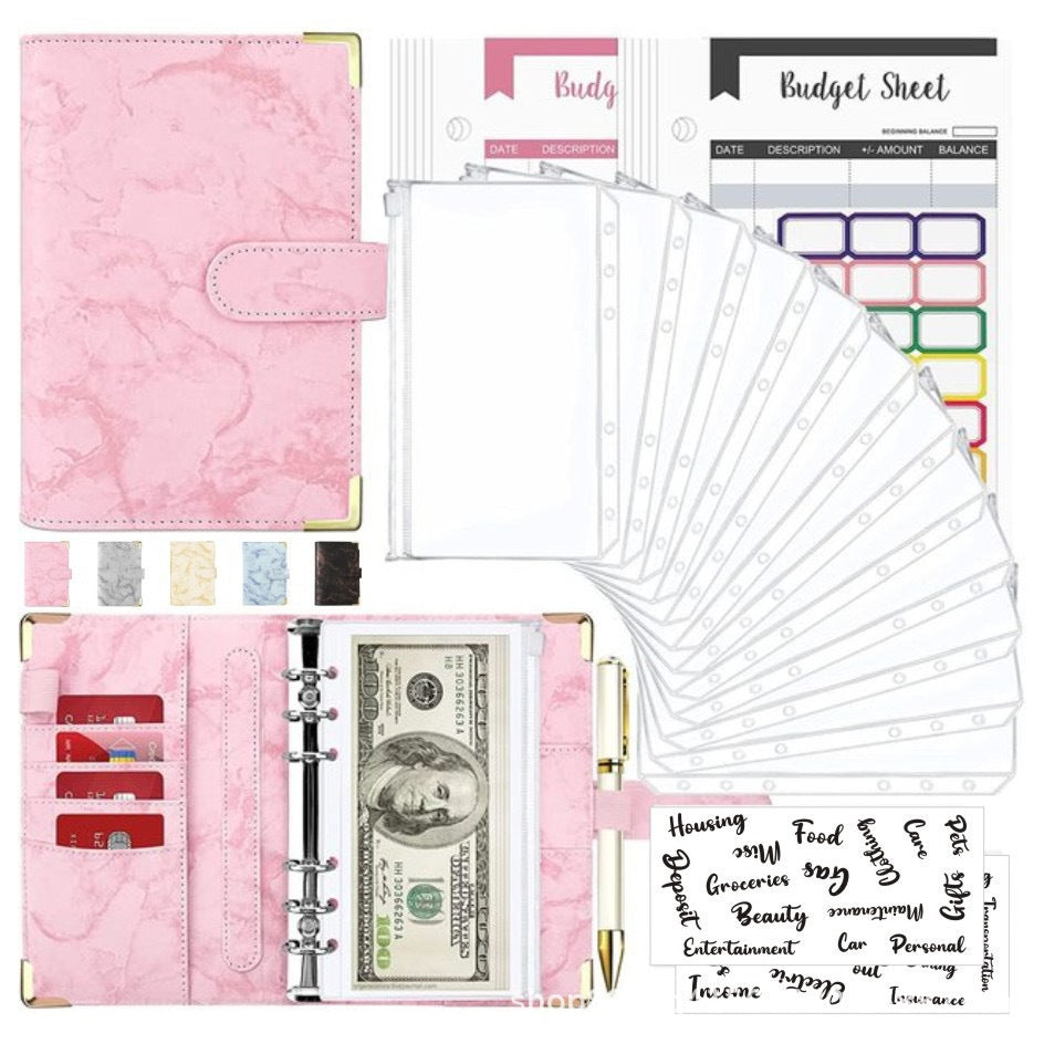 50Pcs Budget Binder with Cash Envelopes，Budget Binder, Cash Envelopes for Budgeting