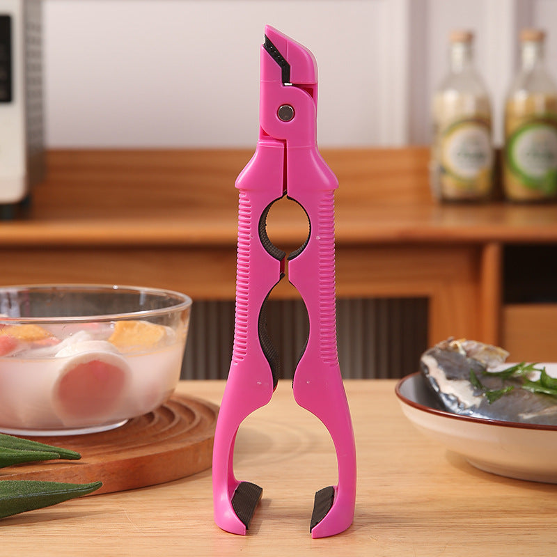 3-in-1 Hot Plate Gripper, Multi-Angle Anti-Scald Bowl Holder Clip & Hot Plate Grabber Tool