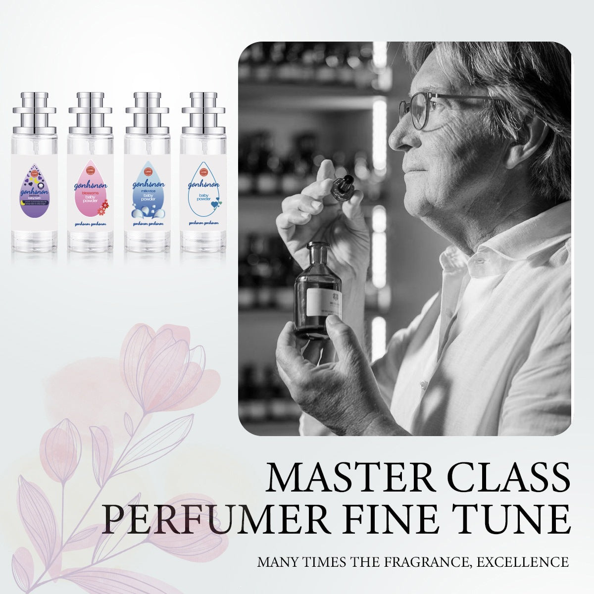 Baby Perfume, Perfumes Powder, Fresh and Light Fragrance