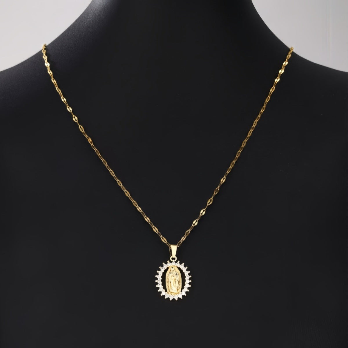 Virgen de Guadalupe Necklace for Women – Virgin Mary Necklace