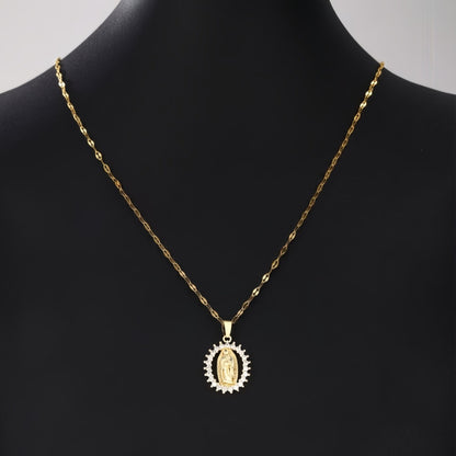 Virgen de Guadalupe Necklace for Women – Virgin Mary Necklace