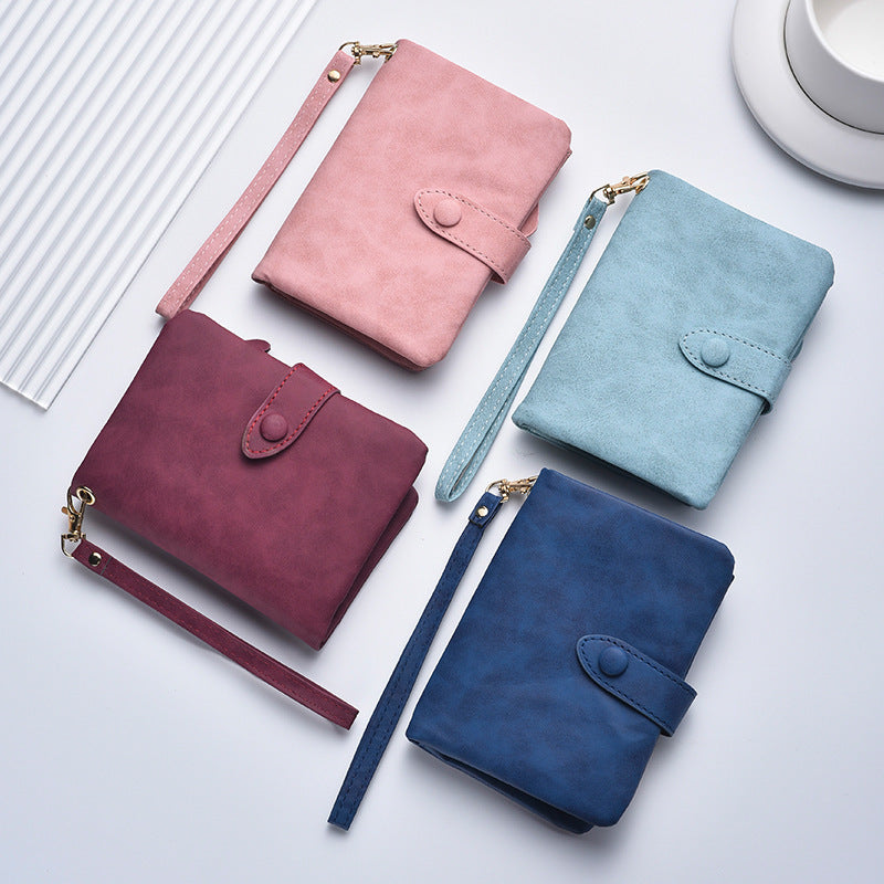 Women's RFID Slim Card Holder Wallet | Thin Bifold Multi Card Case with Zipper
