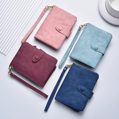 Women's RFID Slim Card Holder Wallet | Thin Bifold Multi Card Case with Zipper