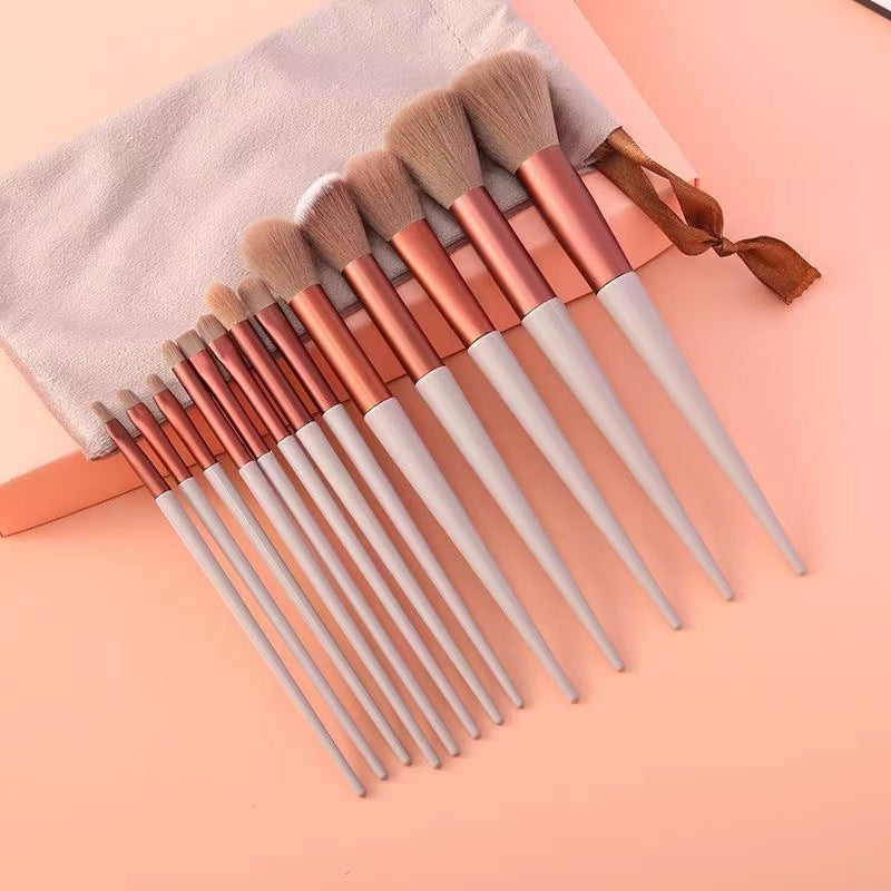 Makeup Brush Set 13 Pcs Professional Synthetic Case Upgraded Version