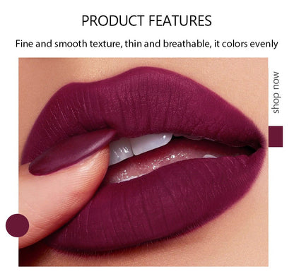 5 in 1 Matte Lipstick,Multicolor Combination Lipsticks Velvety High Pigment Lip Makeup Non-marking Lip Gloss Moisturizing
