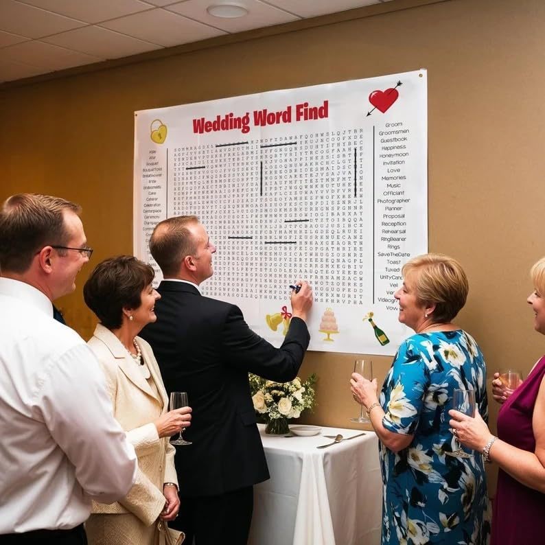 Glossy Print Thanksgiving Word Search Jumbo Poster, 36x24''